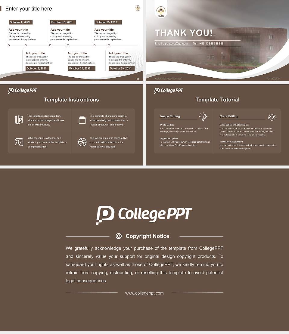 Maharashtra University of Health Sciences Lecture Sharing and Networking Event PPT Template16:9 ratio PPT effect preview image4