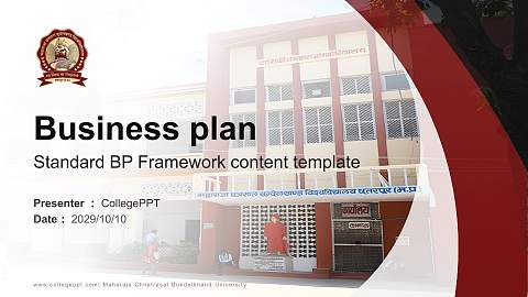 Maharaja Chhatrasal Bundelkhand University Competition/Entrepreneurship Contest PPT Template