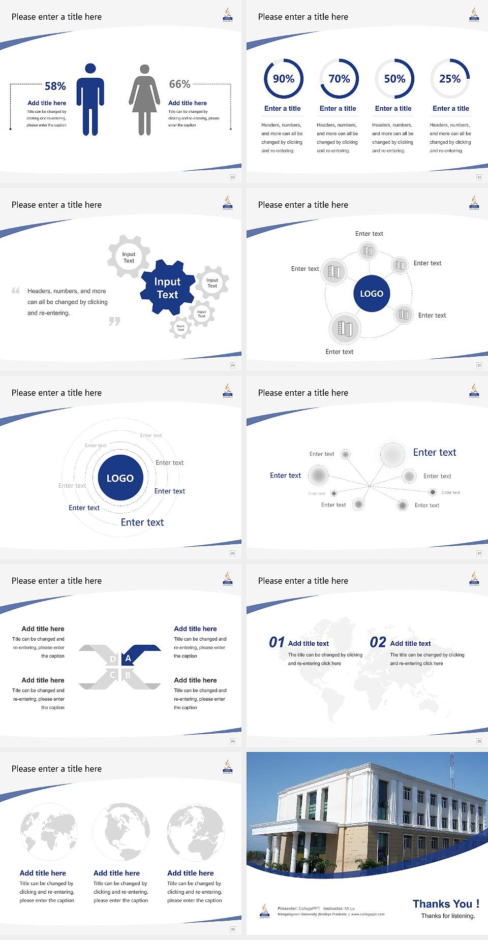 Mangalayatan University (Madhya Pradesh) Course/Courseware Creation PPT Template4:3 ratio PPT effect preview image4