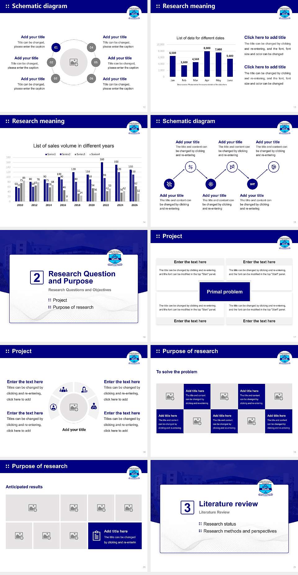 Maulana Abul Kalam Azad University of Technology Graduation Thesis Defense PPT Template4:3 ratio PPT effect preview image3