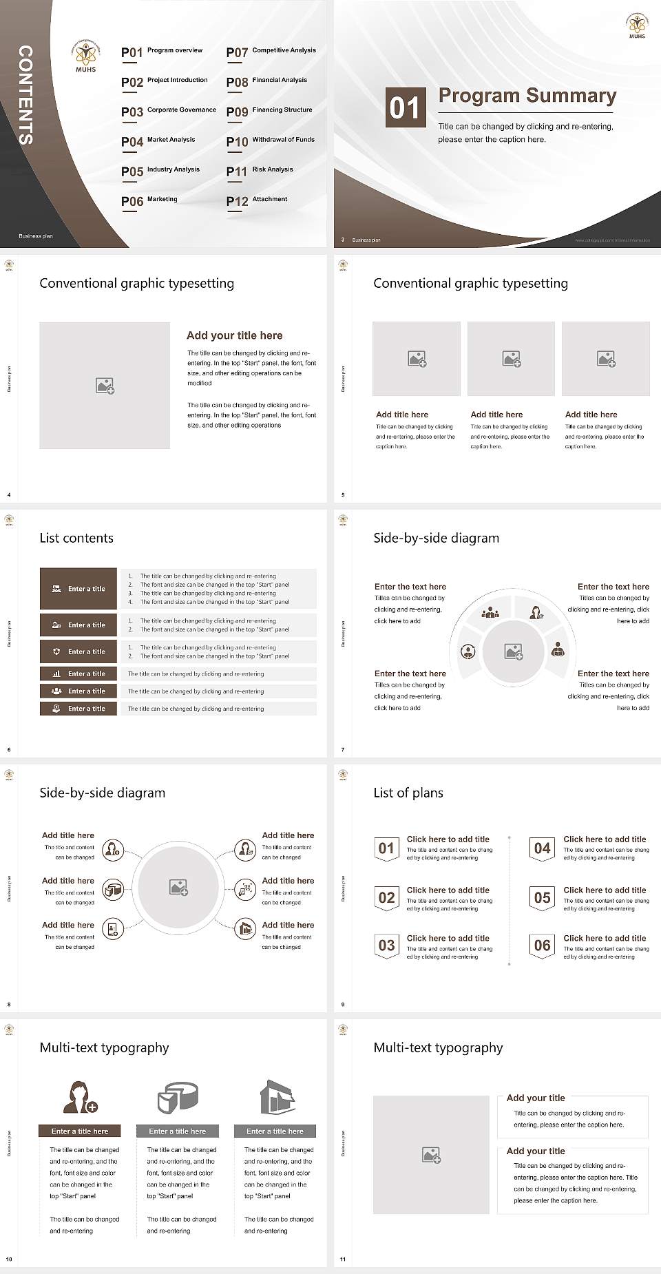 Maharashtra University of Health Sciences Competition/Entrepreneurship Contest PPT Template4:3 ratio PPT effect preview image2