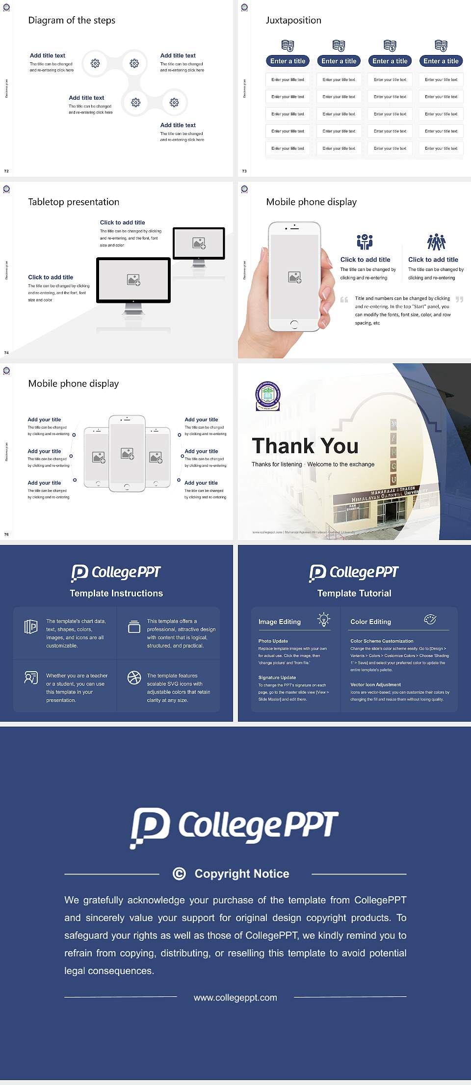 Maharaja Agrasen Himalayan Garhwal University Competition/Entrepreneurship Contest PPT Template4:3 ratio PPT effect preview image9