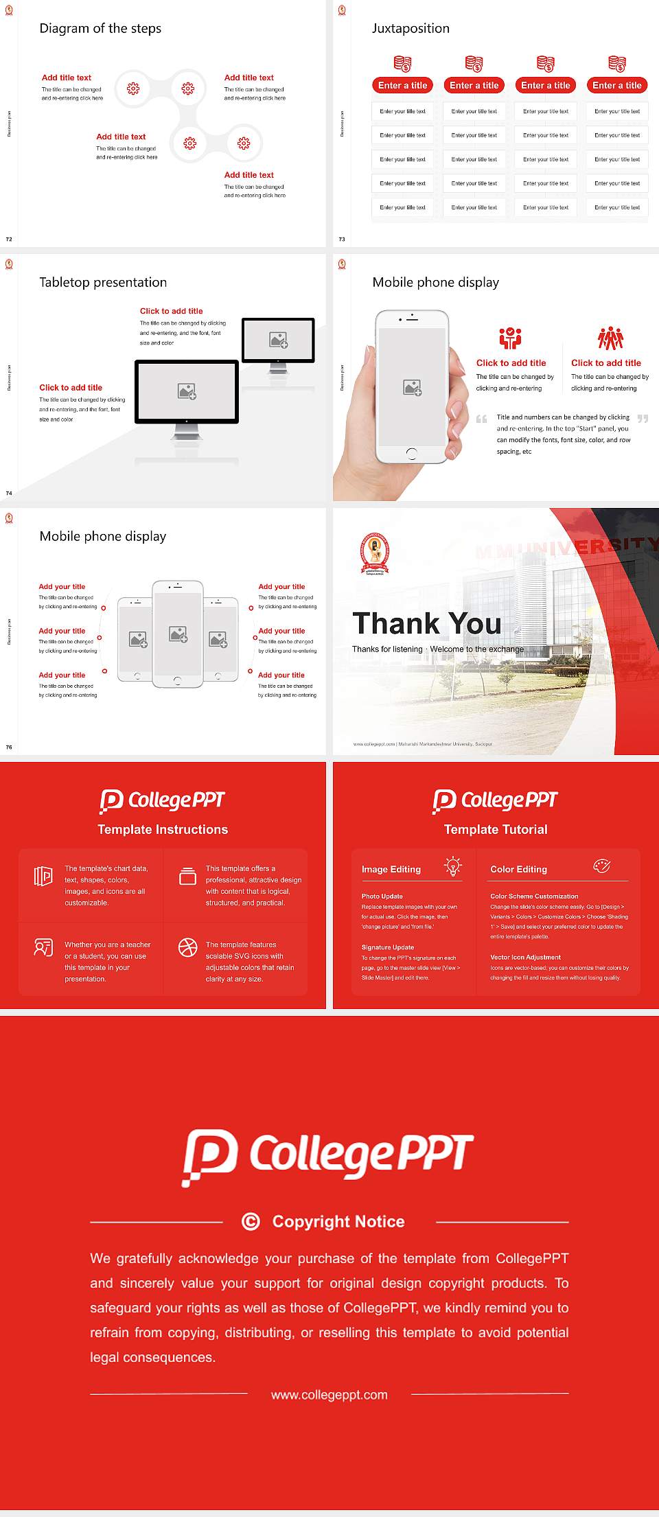 Maharishi Markandeshwar University, Sadopur Competition/Entrepreneurship Contest PPT Template4:3 ratio PPT effect preview image9