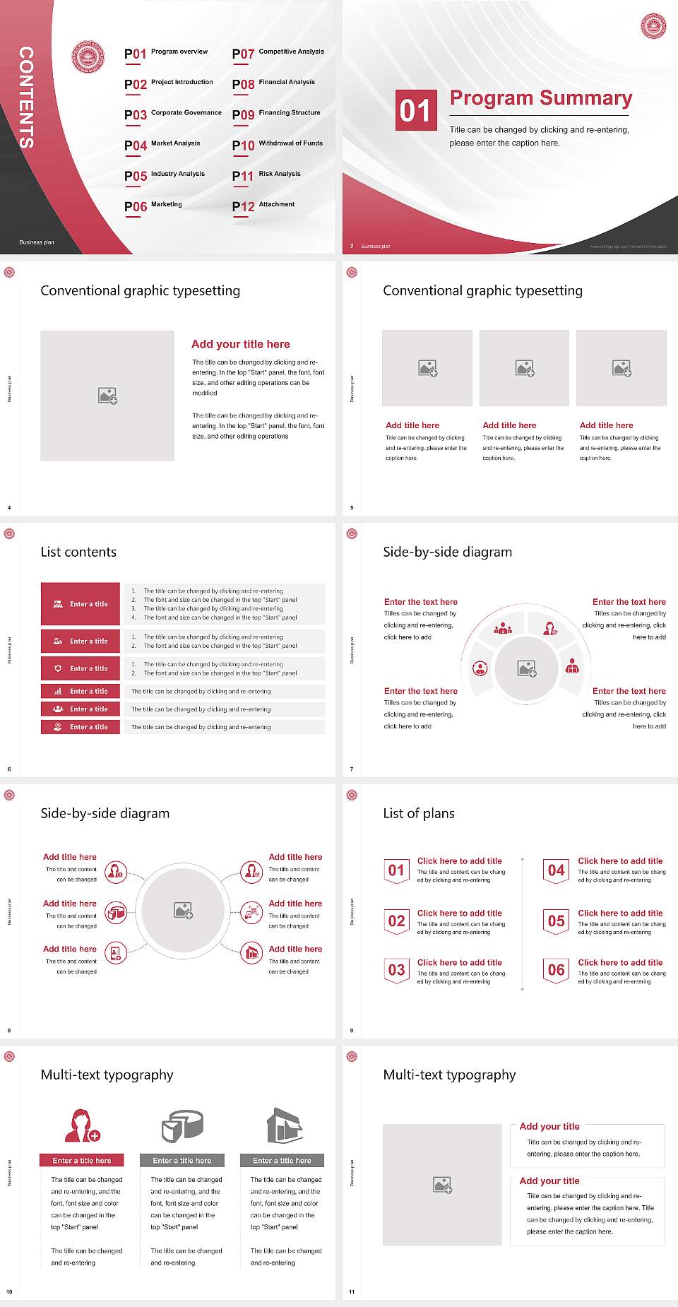 Maharaja Bir Bikram University Competition/Entrepreneurship Contest PPT Template4:3 ratio PPT effect preview image2