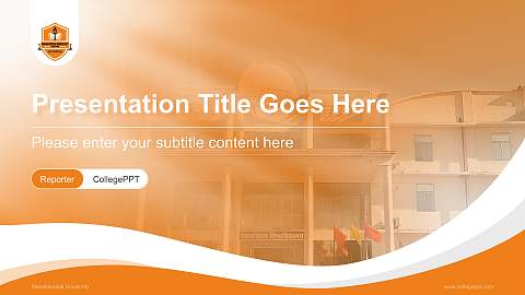 Mahakaushal University Lecture Sharing and Networking Event PPT Template