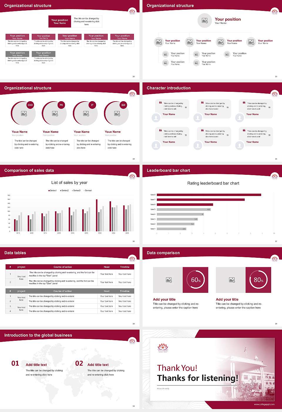 Mewar University Academic Presentation/Research Findings Report PPT Template16:9 ratio PPT effect preview image4