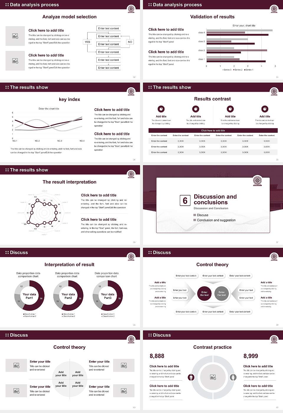 Mahatma Gandhi University, Kottayam Graduation Thesis Defense PPT Template16:9 ratio PPT effect preview image5