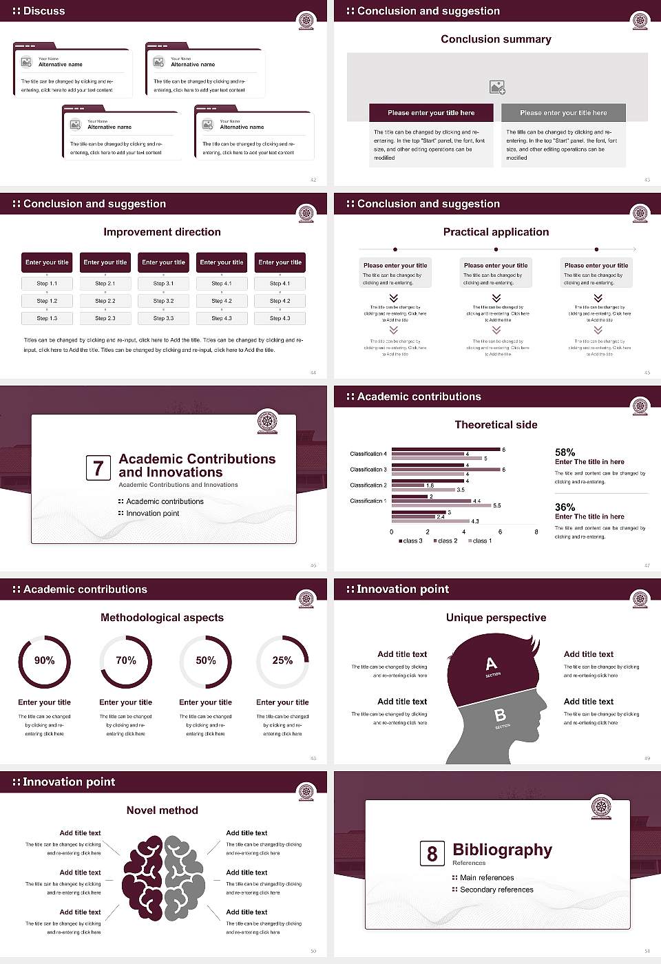 Mahatma Gandhi University, Kottayam Graduation Thesis Defense PPT Template16:9 ratio PPT effect preview image6