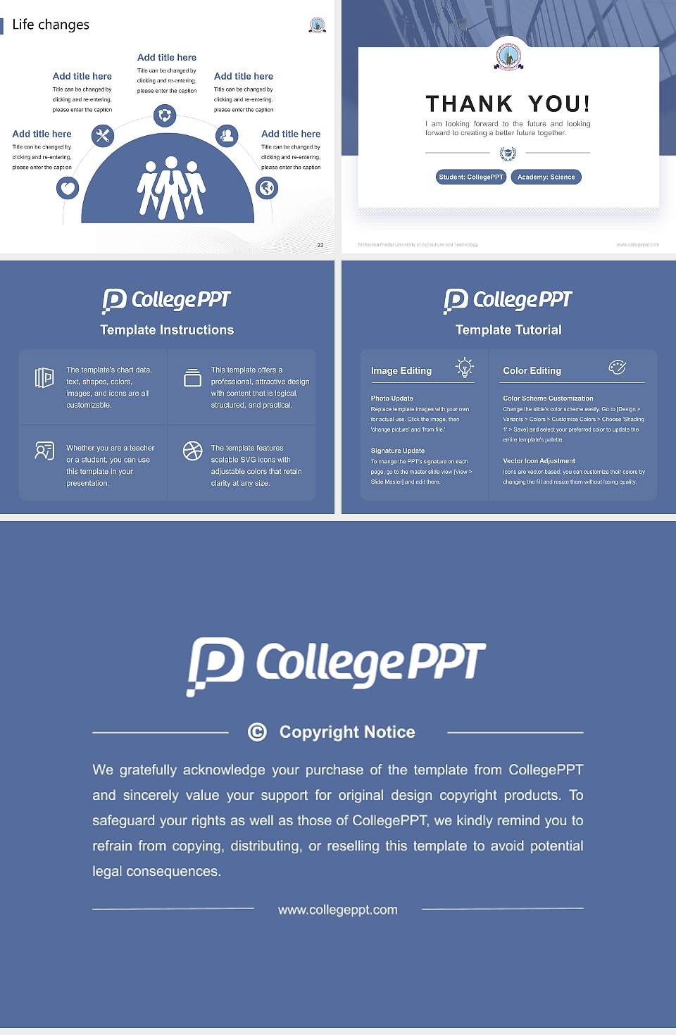 Maharana Pratap University of Agriculture and Technology National Scholarship Defense PPT Template4:3 ratio PPT effect preview image4