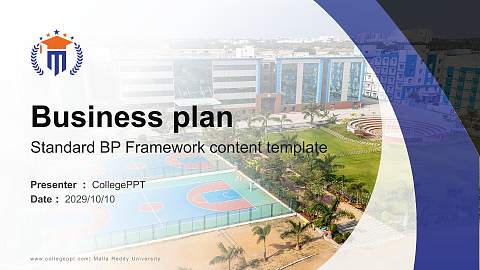 Malla Reddy University Competition/Entrepreneurship Contest PPT Template