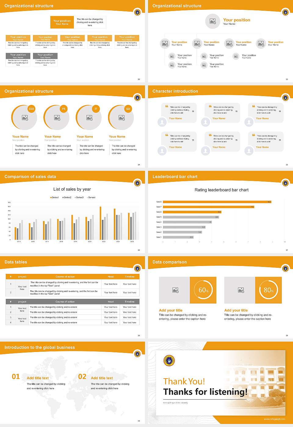 Maharaj Vinayak Global University Academic Presentation/Research Findings Report PPT Template16:9 ratio PPT effect preview image4