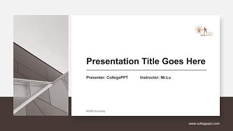 MGM University General PPT Template