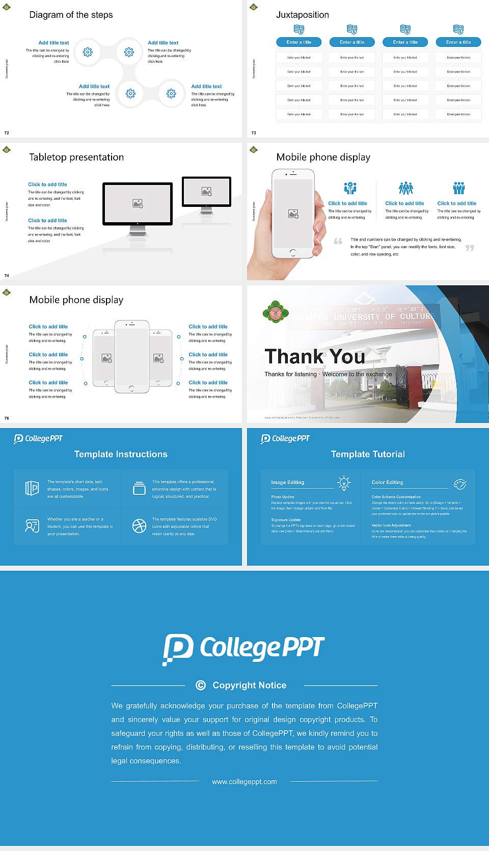Manipur University of Culture Competition/Entrepreneurship Contest PPT Template16:9 ratio PPT effect preview image9