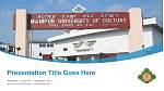 Manipur University of Culture Course/Courseware Creation PPT Template