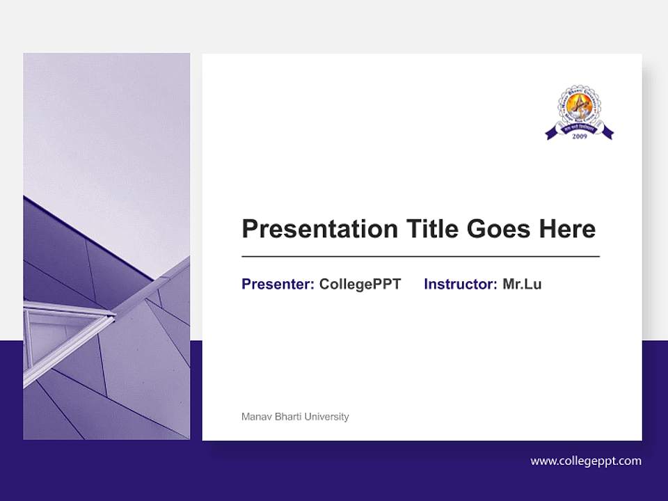 Manav Bharti University General PPT Template4:3 ratio PPT effect preview image6