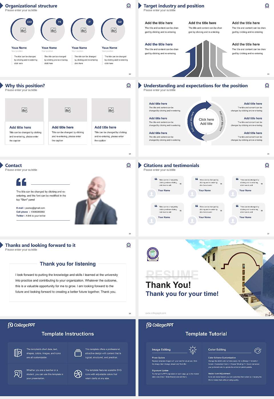 Maharaja Agrasen Himalayan Garhwal University Resume PPT Template16:9 ratio PPT effect preview image4