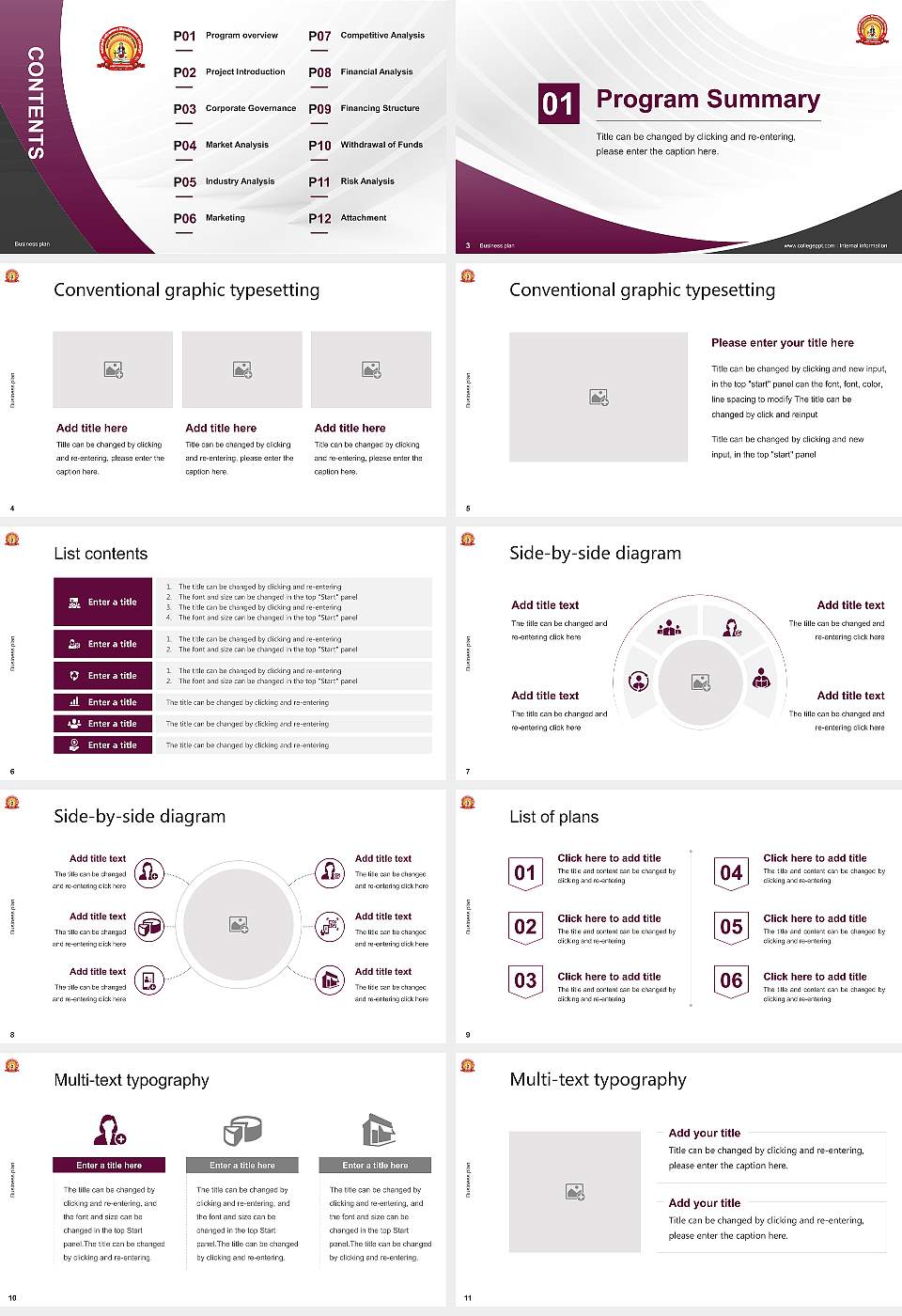 Mahayogi Gorakhnath University Competition/Entrepreneurship Contest PPT Template16:9 ratio PPT effect preview image2