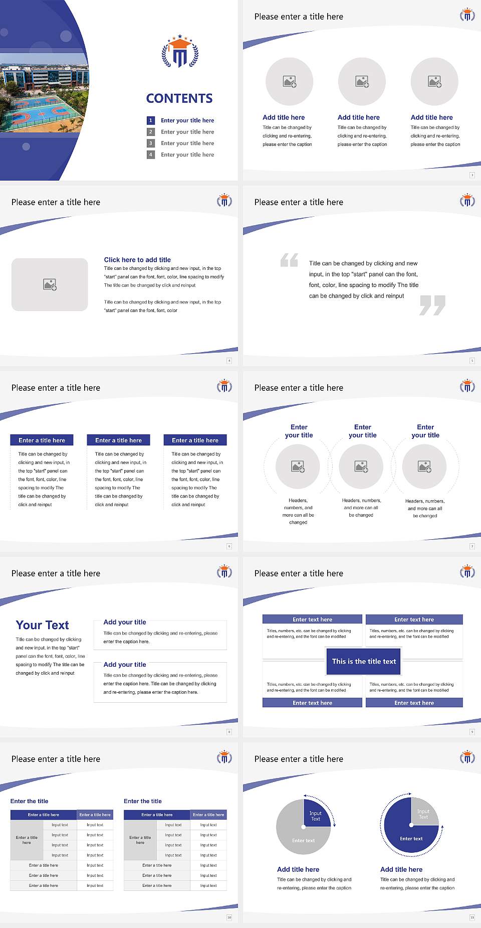 Malla Reddy University Course/Courseware Creation PPT Template4:3 ratio PPT effect preview image2