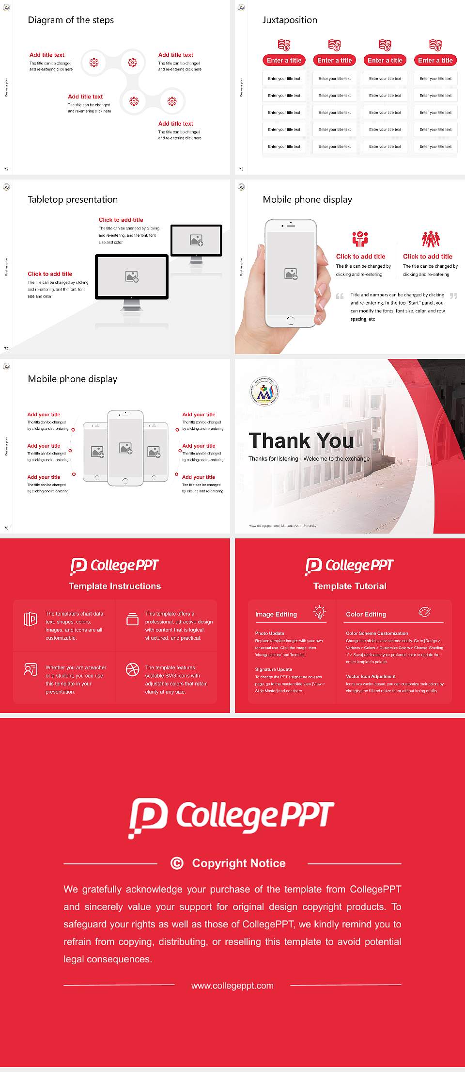 Maulana Azad University Competition/Entrepreneurship Contest PPT Template4:3 ratio PPT effect preview image9