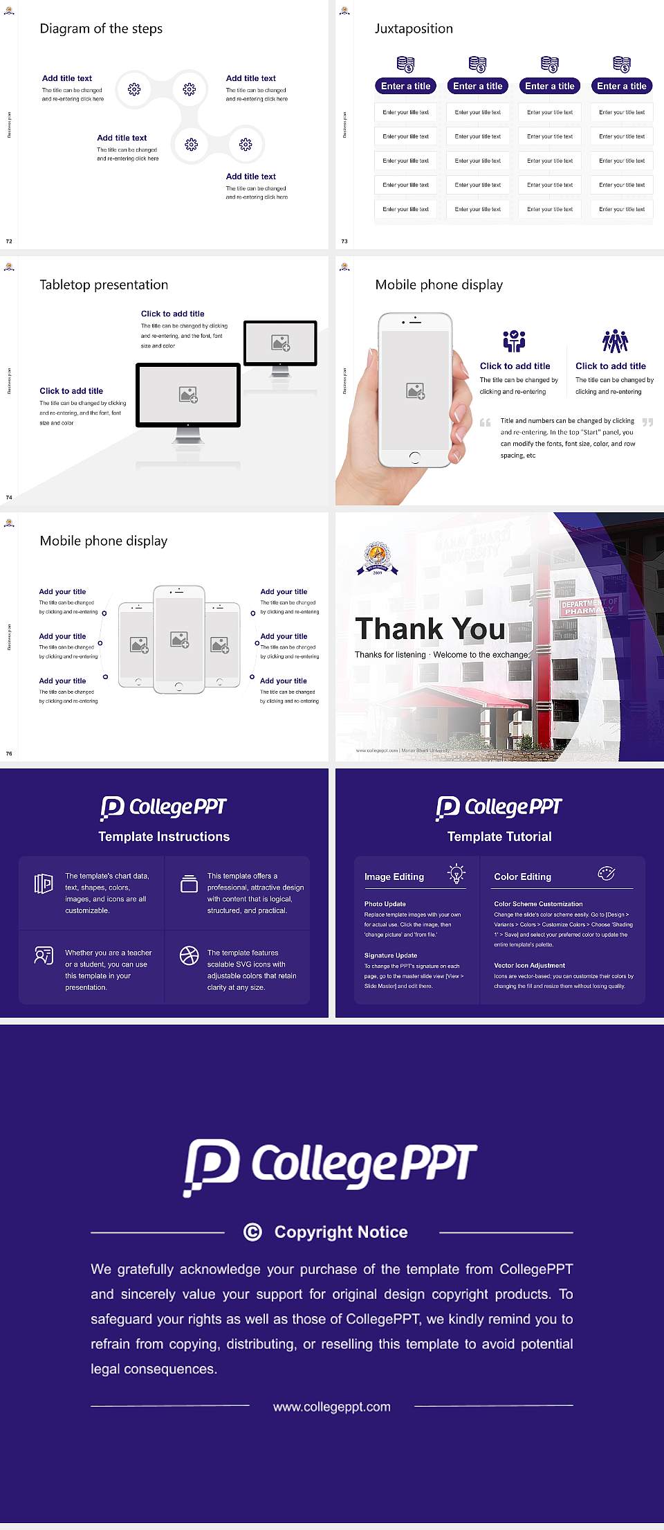 Manav Bharti University Competition/Entrepreneurship Contest PPT Template4:3 ratio PPT effect preview image9