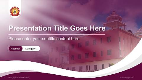 Mahayogi Gorakhnath University Lecture Sharing and Networking Event PPT Template