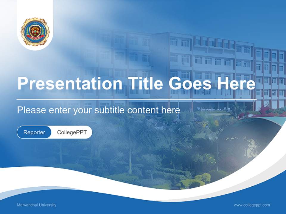 Malwanchal University Lecture Sharing and Networking Event PPT Template4:3 ratio PPT effect preview image4
