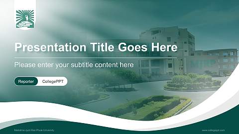 Mahatma Jyoti Rao Phule University Lecture Sharing and Networking Event PPT Template