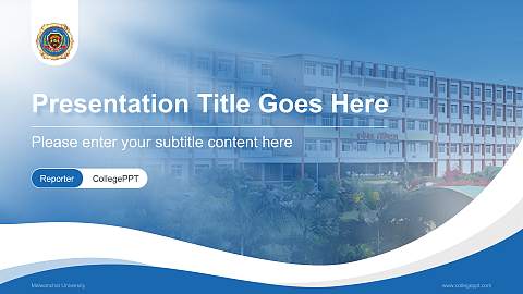 Malwanchal University Lecture Sharing and Networking Event PPT Template