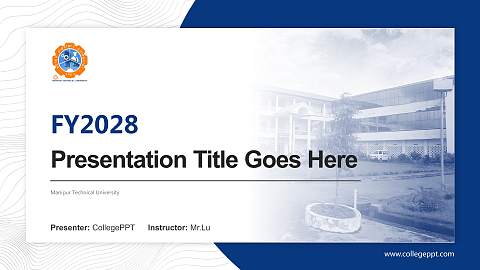 Manipur Technical University Academic Presentation/Research Findings Report PPT Template