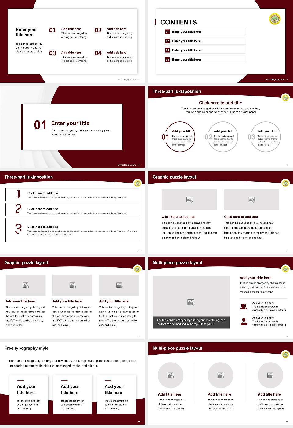 Maharishi University of Information Technology Academic Presentation/Research Findings Report PPT Template16:9 ratio PPT effect preview image2
