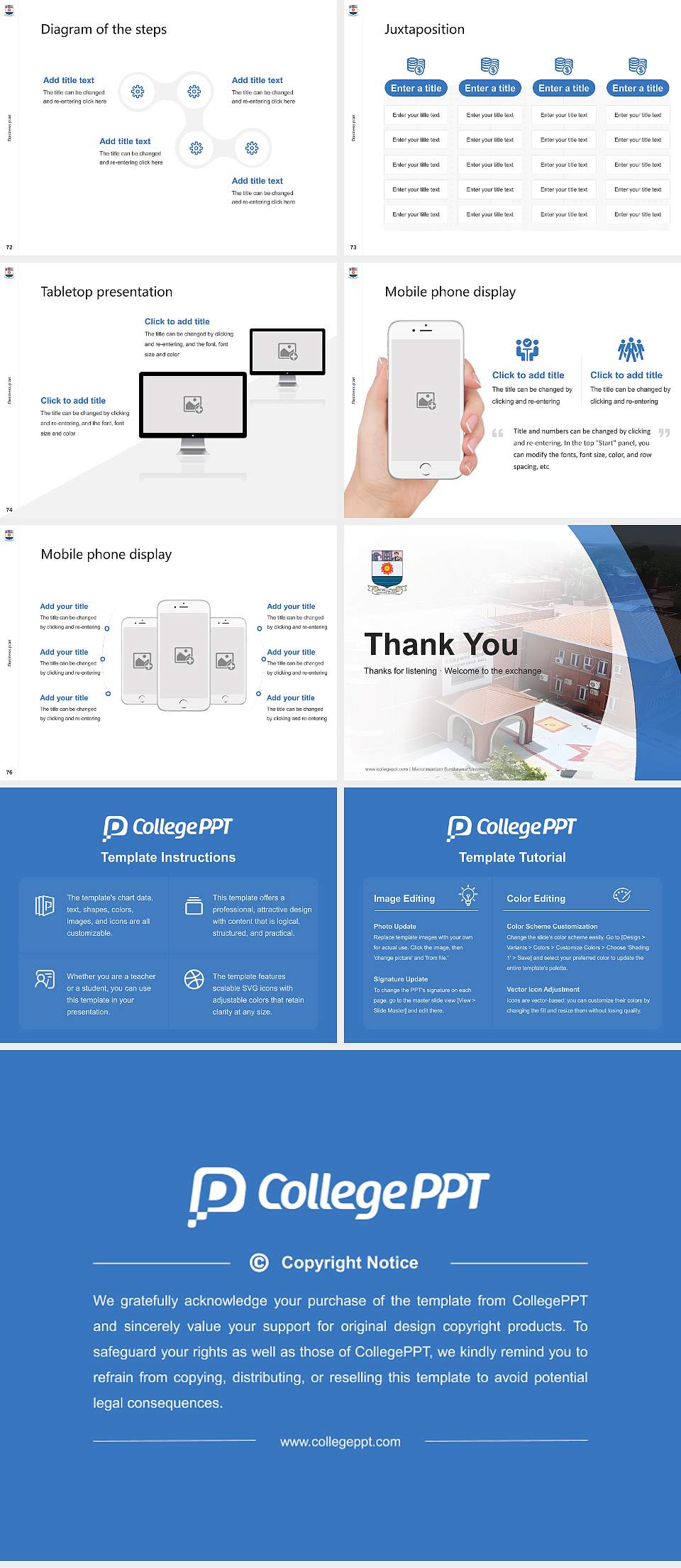Manonmaniam Sundaranar University Competition/Entrepreneurship Contest PPT Template4:3 ratio PPT effect preview image9