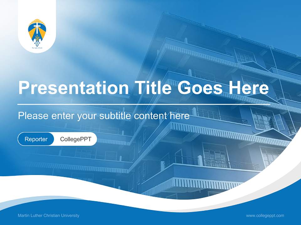 Martin Luther Christian University Lecture Sharing and Networking Event PPT Template4:3 ratio PPT effect preview image4