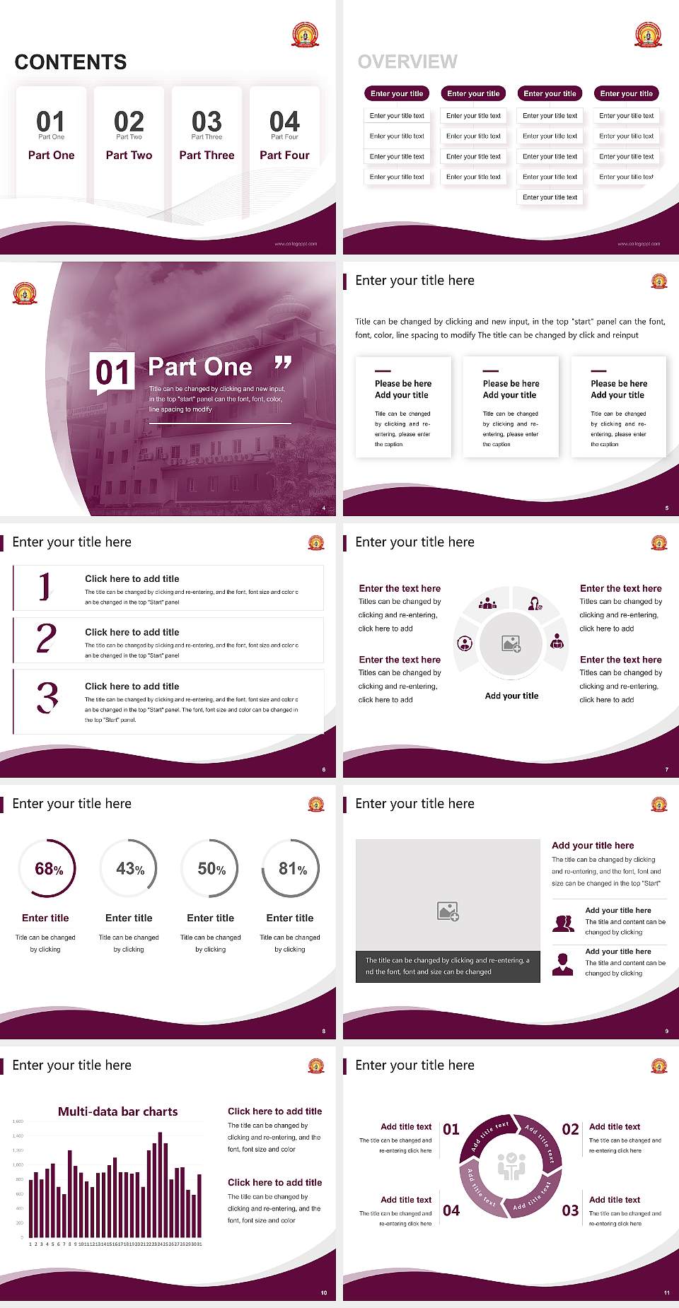 Mahayogi Gorakhnath University Lecture Sharing and Networking Event PPT Template4:3 ratio PPT effect preview image2