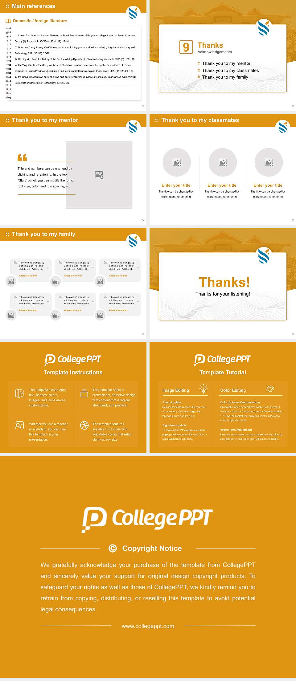 Medhavi Skills University Graduation Thesis Defense PPT Template4:3 ratio PPT effect preview image7