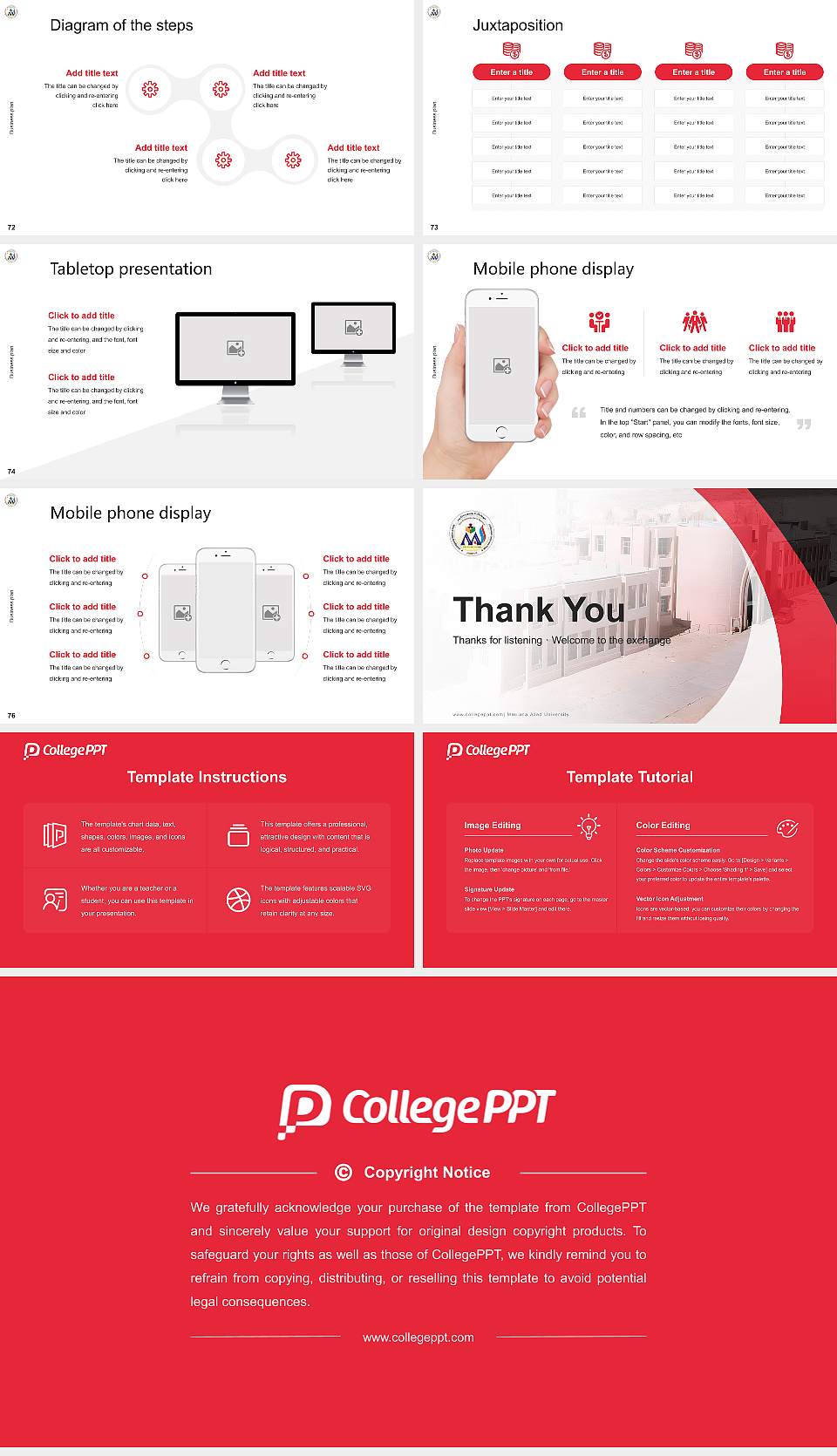 Maulana Azad University Competition/Entrepreneurship Contest PPT Template16:9 ratio PPT effect preview image9