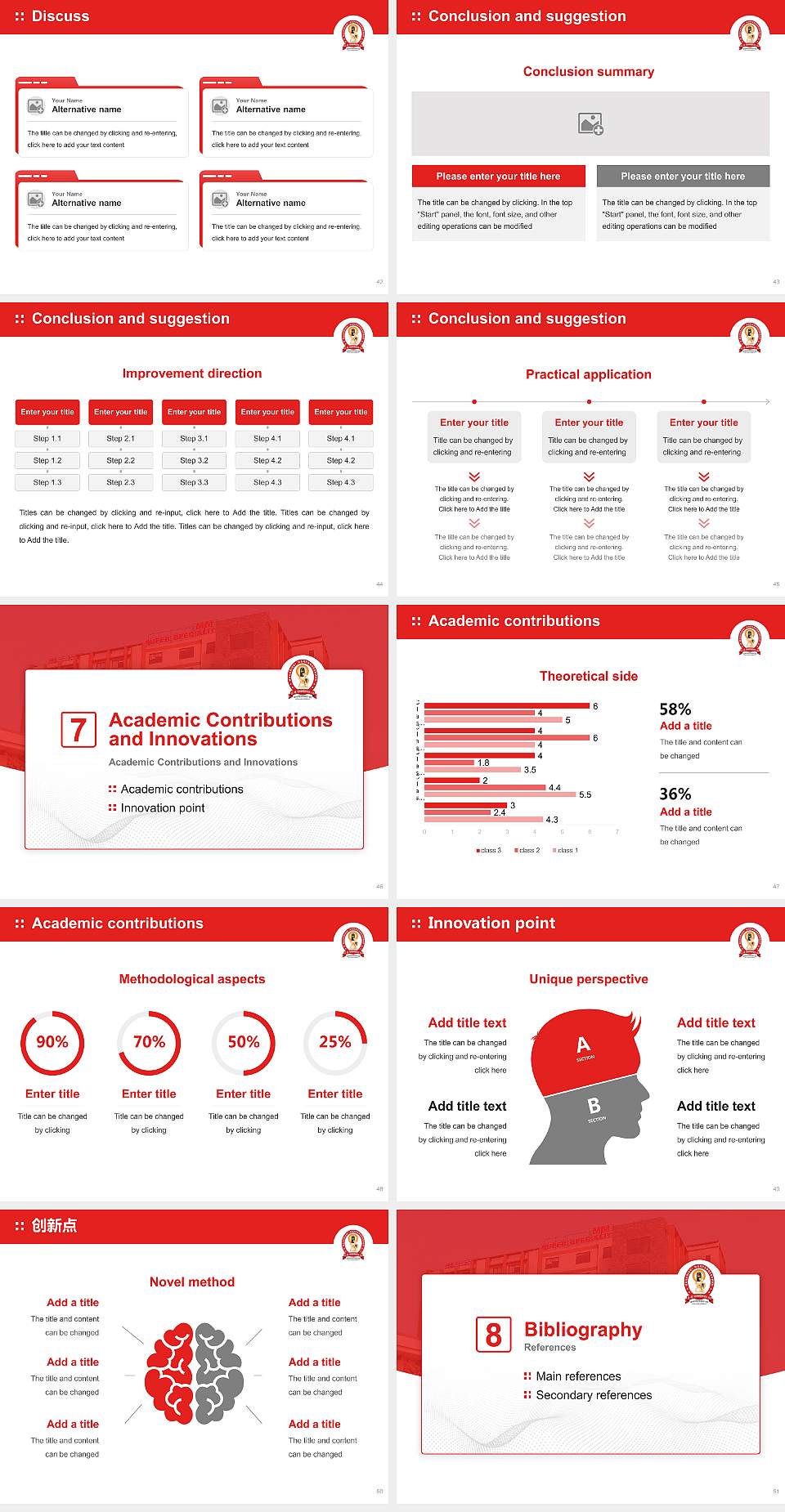 Maharishi Markandeshwar University(Mullana) Graduation Thesis Defense PPT Template4:3 ratio PPT effect preview image6