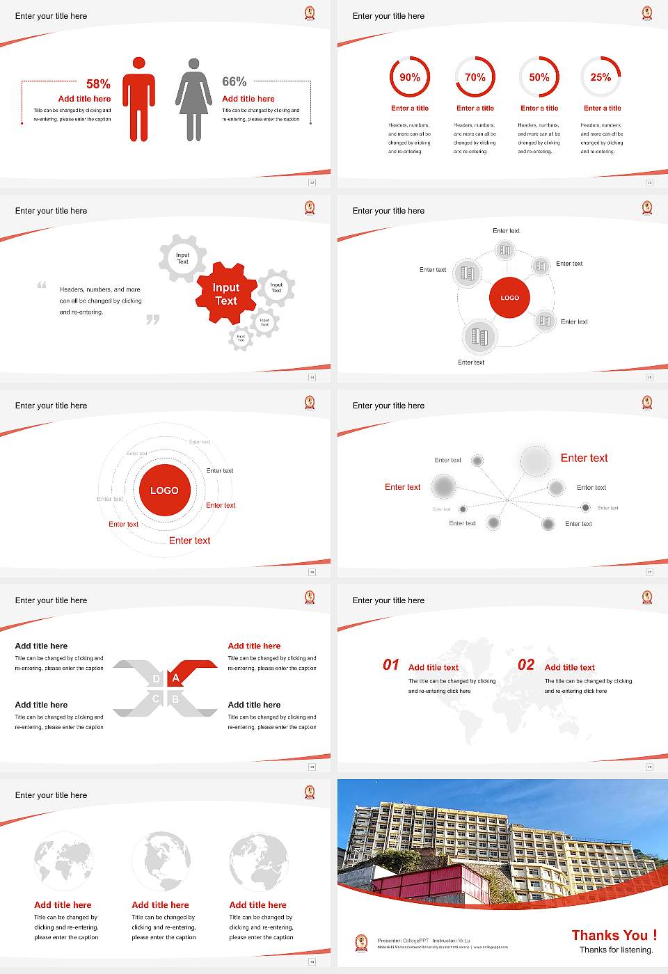 Maharishi Markandeshwar University (kumarhatti solan) Course/Courseware Creation PPT Template16:9 ratio PPT effect preview image4