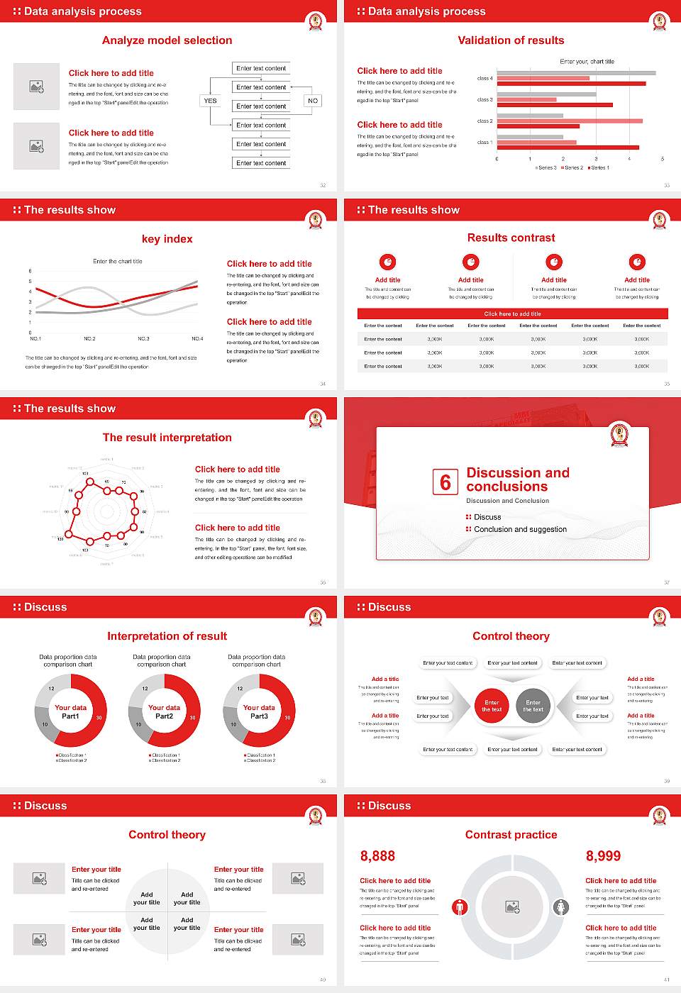 Maharishi Markandeshwar University(Mullana) Graduation Thesis Defense PPT Template16:9 ratio PPT effect preview image5