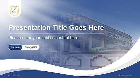 MATS University Lecture Sharing and Networking Event PPT Template