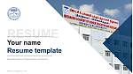 Meenakshi Academy of Higher Education and Research Resume PPT Template
