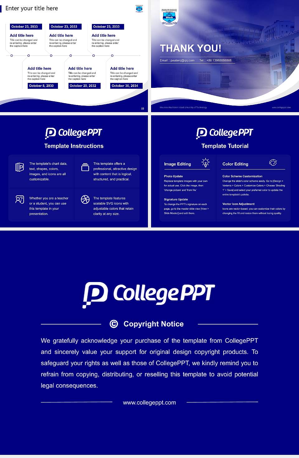 Maulana Abul Kalam Azad University of Technology Lecture Sharing and Networking Event PPT Template4:3 ratio PPT effect preview image4