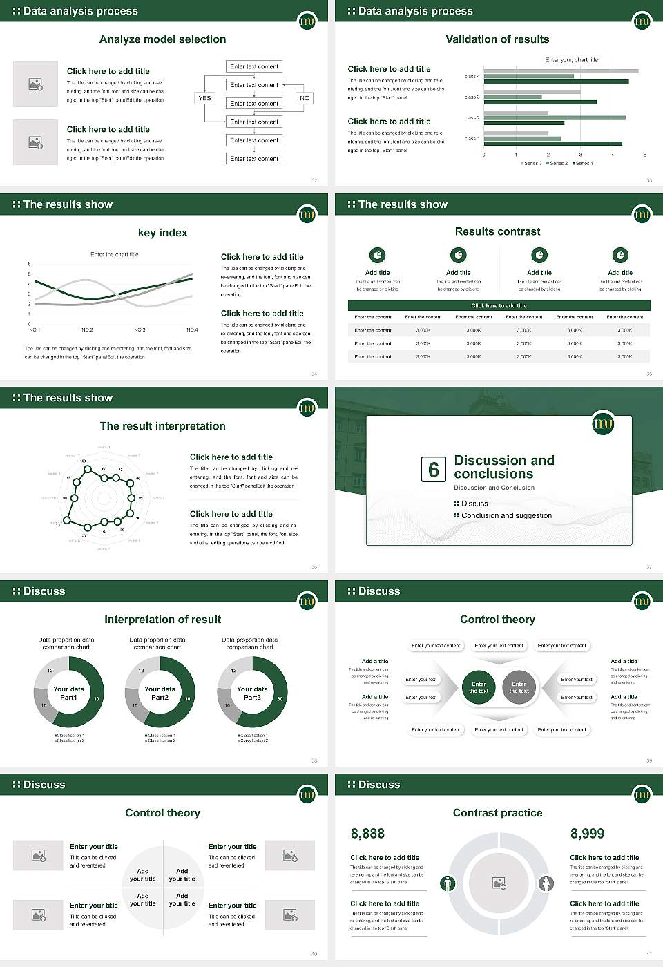 Mody University of Science and Technology Graduation Thesis Defense PPT Template16:9 ratio PPT effect preview image5