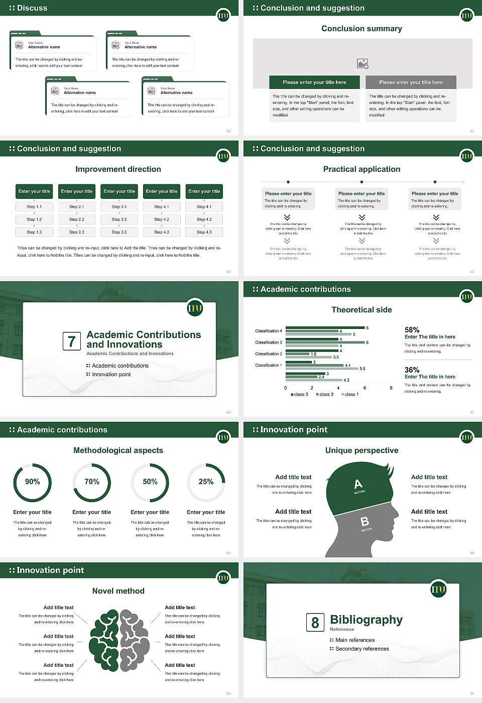 Mody University of Science and Technology Graduation Thesis Defense PPT Template16:9 ratio PPT effect preview image6