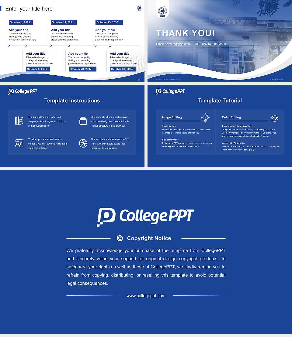 Mahatma Gandhi Central University Lecture Sharing and Networking Event PPT Template16:9 ratio PPT effect preview image4