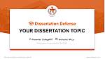 Manipal Academy of Higher Education학위 논문 방어PPT 템플릿