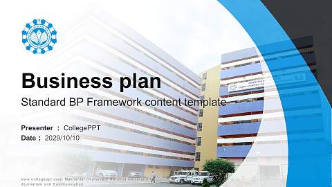 Makhanlal Chaturvedi National University of Journalism and Communication Competition/Entrepreneurship Contest PPT Template