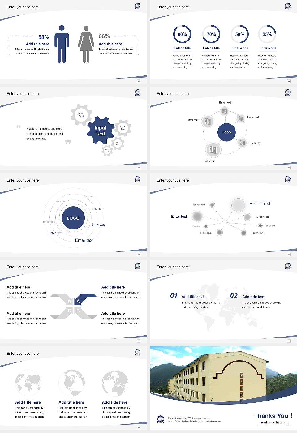 Maharaja Agrasen Himalayan Garhwal University Course/Courseware Creation PPT Template16:9 ratio PPT effect preview image4