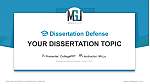 Mansarovar Global University Scriptieverdediging PPT-sjabloon