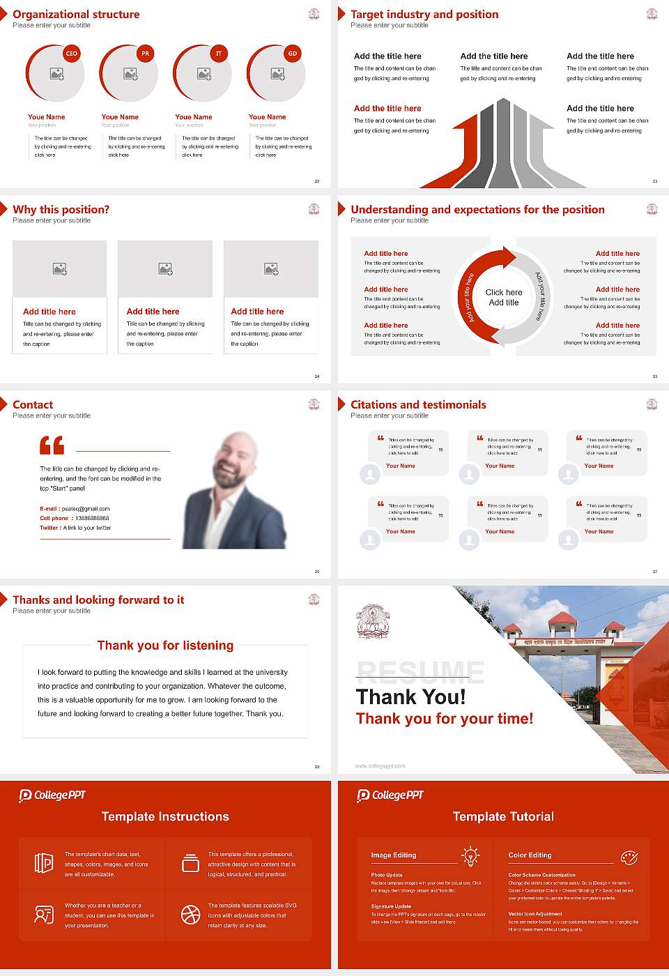 Maharshi Panini Sanskrit Evam Vedic Vishwavidyalaya Resume PPT Template16:9 ratio PPT effect preview image4