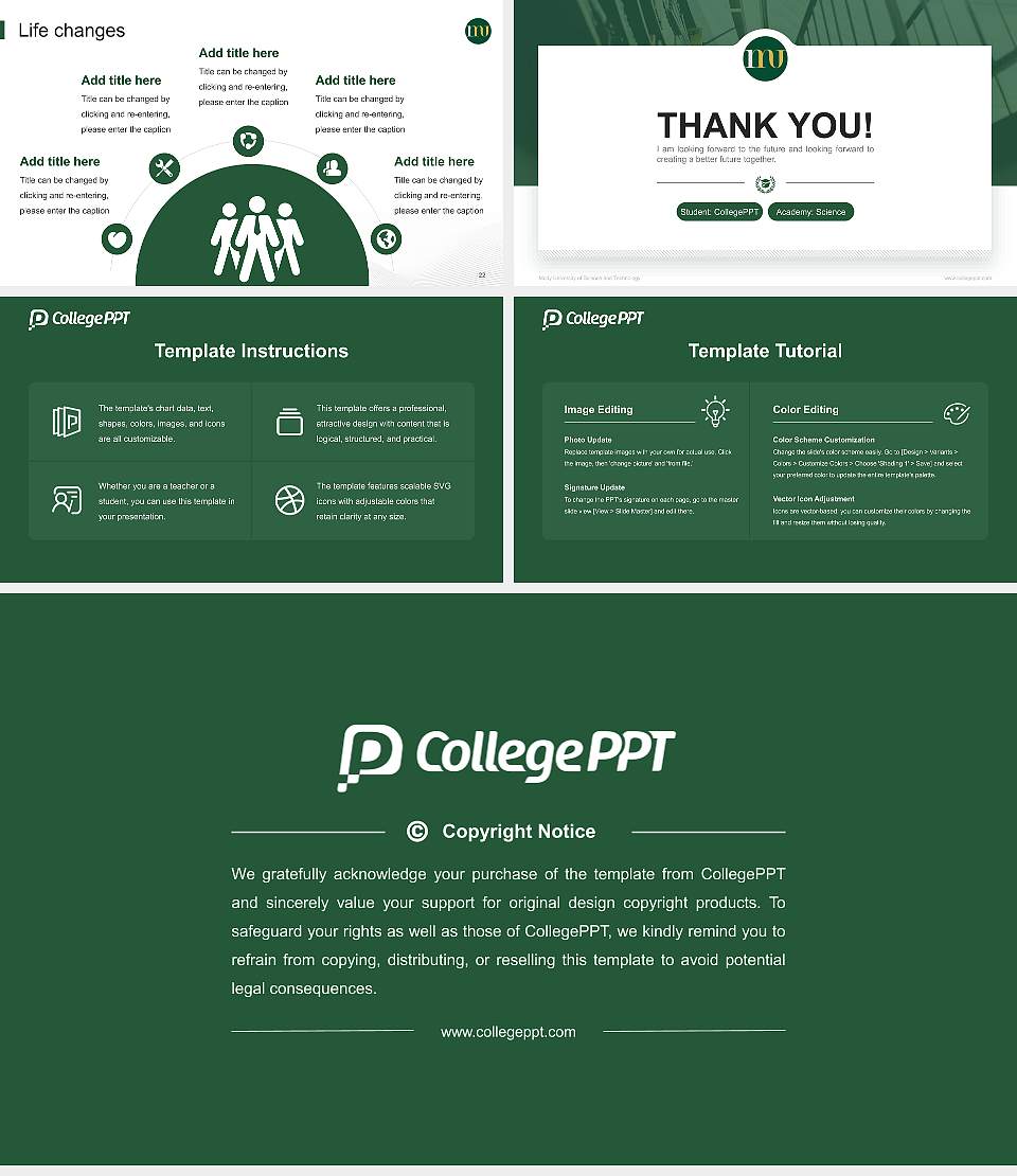 Mody University of Science and Technology National Scholarship Defense PPT Template16:9 ratio PPT effect preview image4